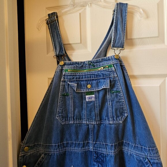 Denim Bib Jeans Overalls Carpenter LIBERTY Cotton Mens Dungaree Farmer 33 X 30 - Picture 9 of 16